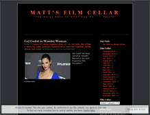 Tablet Screenshot of mattsfilmcellar.wordpress.com