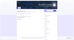 Desktop Screenshot of msnelson.wordpress.com
