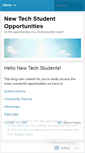 Mobile Screenshot of newtechhighstudent.wordpress.com