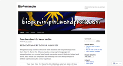 Desktop Screenshot of biopemimpin.wordpress.com