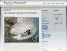 Tablet Screenshot of bodyboardcantabria.wordpress.com