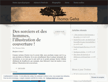 Tablet Screenshot of gehathomas.wordpress.com
