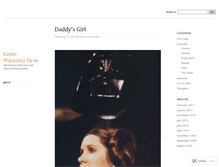 Tablet Screenshot of chriswalkersdesk.wordpress.com