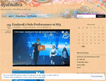 Tablet Screenshot of dyahsafira.wordpress.com