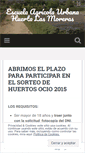 Mobile Screenshot of huertalasmoreras.wordpress.com