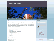 Tablet Screenshot of adlitecrane.wordpress.com