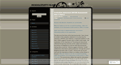 Desktop Screenshot of mckoolstuff.wordpress.com