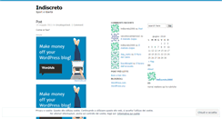 Desktop Screenshot of indiscreto2000.wordpress.com