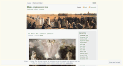 Desktop Screenshot of hallowedground.wordpress.com
