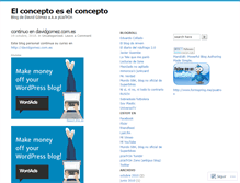 Tablet Screenshot of davidgomez.wordpress.com