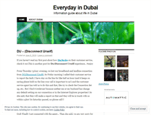 Tablet Screenshot of everydayindubai.wordpress.com