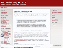 Tablet Screenshot of elderlawattorney.wordpress.com