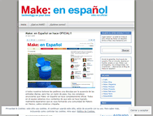 Tablet Screenshot of makeenespanol.wordpress.com