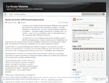 Tablet Screenshot of lastranamalattia.wordpress.com