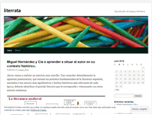 Tablet Screenshot of literrata.wordpress.com