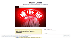Desktop Screenshot of mulhercidada.wordpress.com