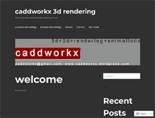 Tablet Screenshot of caddworkx.wordpress.com