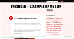 Desktop Screenshot of frknfalk.wordpress.com