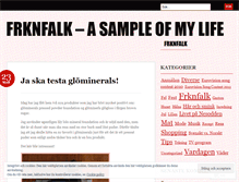 Tablet Screenshot of frknfalk.wordpress.com