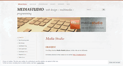 Desktop Screenshot of mediastudio.wordpress.com