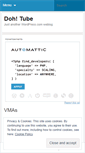 Mobile Screenshot of dohtube.wordpress.com
