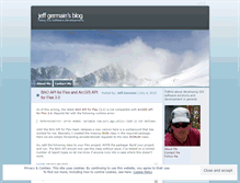 Tablet Screenshot of jeffgermain.wordpress.com