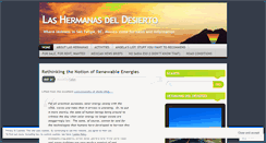 Desktop Screenshot of hermanasdeldesierto.wordpress.com