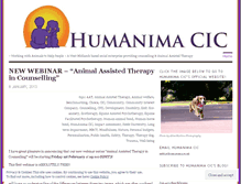 Tablet Screenshot of humanima.wordpress.com