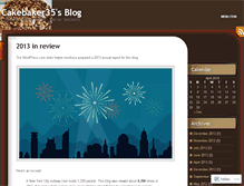 Tablet Screenshot of cakebaker35.wordpress.com