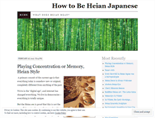 Tablet Screenshot of howtobeheian.wordpress.com