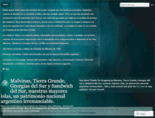 Tablet Screenshot of islasmalvinas.wordpress.com