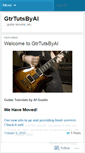 Mobile Screenshot of gtrtutsbyal.wordpress.com