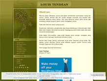 Tablet Screenshot of louistendean.wordpress.com