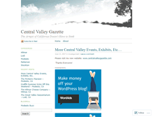 Tablet Screenshot of centralvalleygazette.wordpress.com