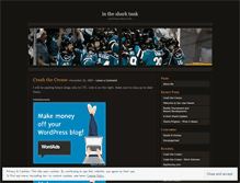 Tablet Screenshot of inthesharktank.wordpress.com