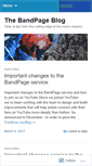 Mobile Screenshot of bandpage.wordpress.com