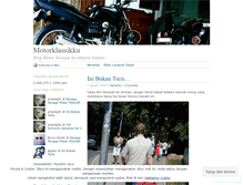 Tablet Screenshot of motorklassikku.wordpress.com