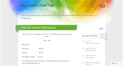 Desktop Screenshot of anacortesfunfair.wordpress.com