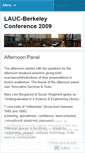 Mobile Screenshot of laucberkeley.wordpress.com