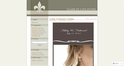 Desktop Screenshot of clairedelunestudio.wordpress.com