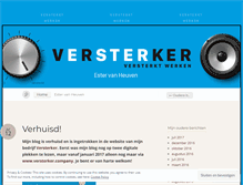 Tablet Screenshot of estervanheuven.wordpress.com
