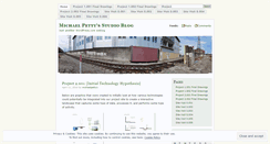 Desktop Screenshot of michaelpetty1.wordpress.com