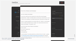 Desktop Screenshot of geekbyte.wordpress.com