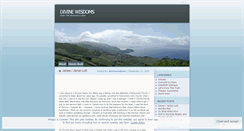 Desktop Screenshot of divinewisdoms.wordpress.com