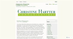 Desktop Screenshot of christinehartter.wordpress.com