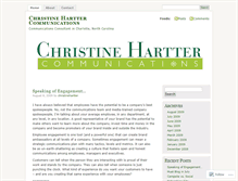 Tablet Screenshot of christinehartter.wordpress.com