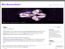 Tablet Screenshot of missmusicalqueen.wordpress.com