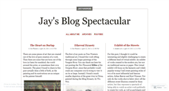 Desktop Screenshot of jaysblogspectacular.wordpress.com