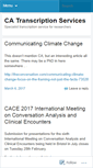 Mobile Screenshot of catranscriptionservices.wordpress.com