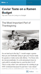 Mobile Screenshot of caviartaste.wordpress.com
